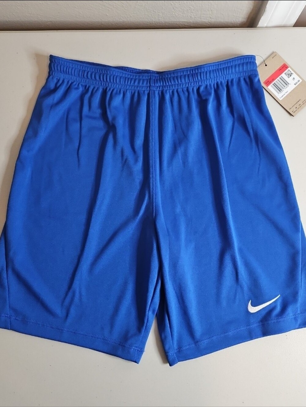Nike Boys Navy Blue Dri-Fit Long Shorts Brand New Size Large